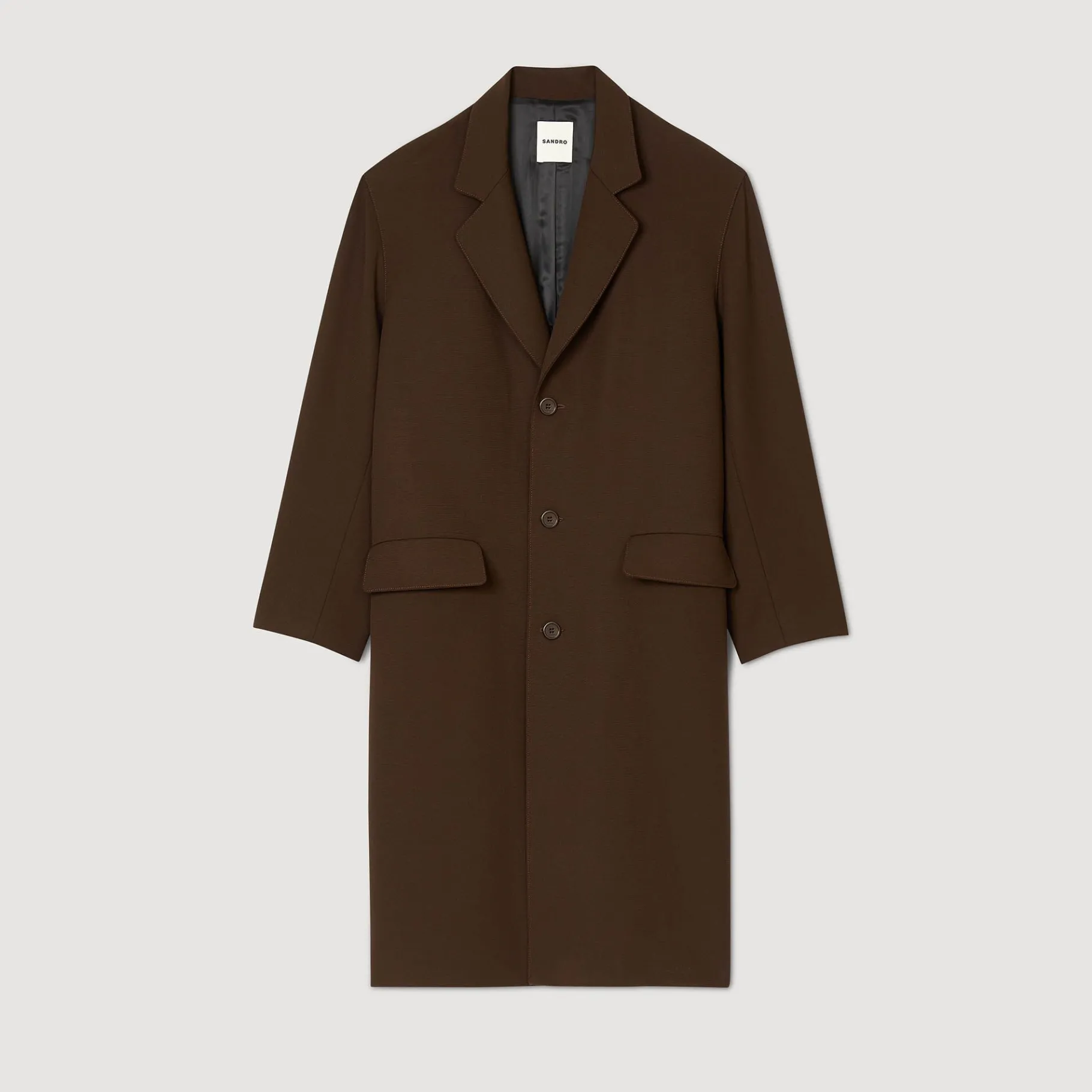 Sandro Paris Abrigos & Cazadoras<Abrigo De Lana