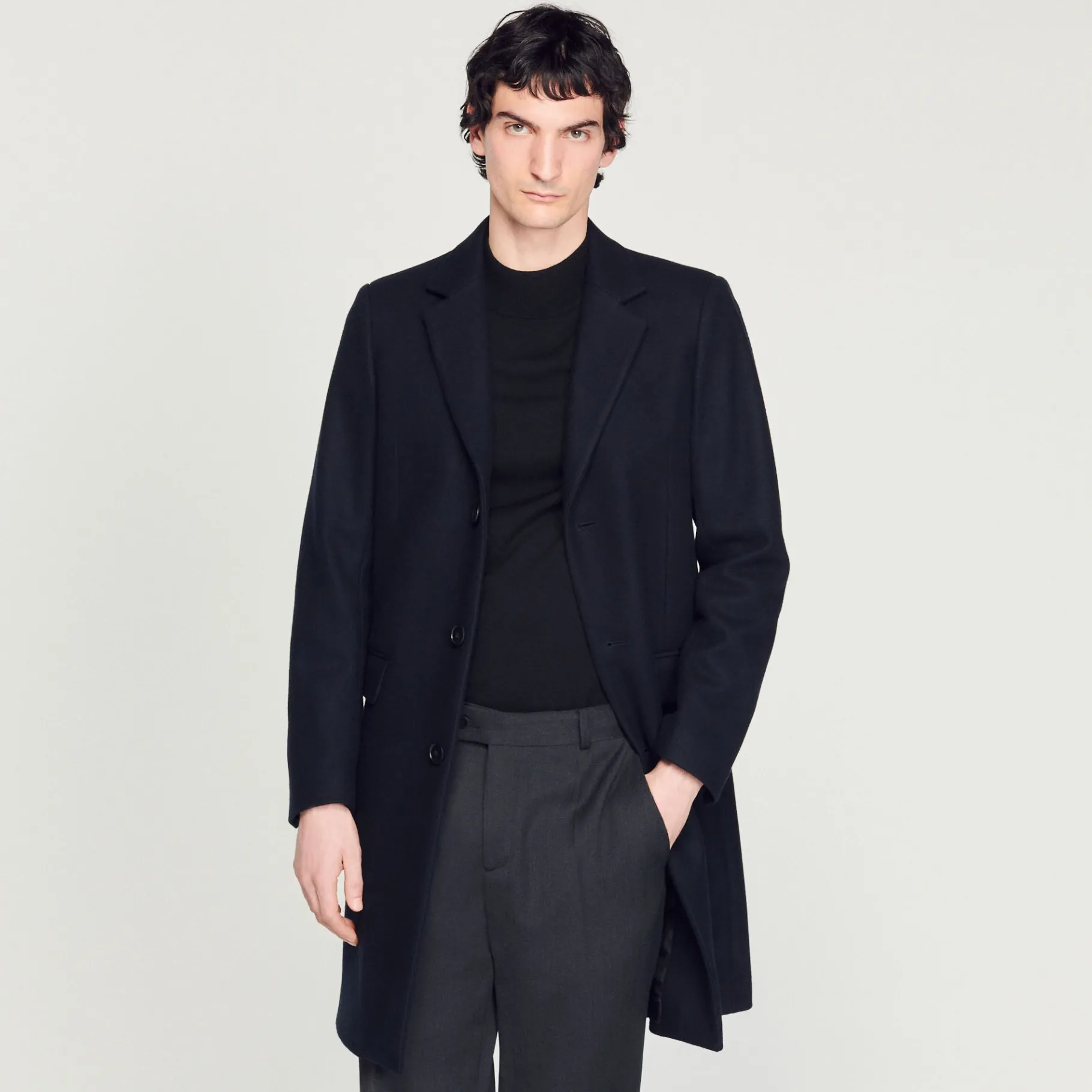 Sandro Paris Abrigos & Cazadoras<Abrigo De Lana Y Cachemira