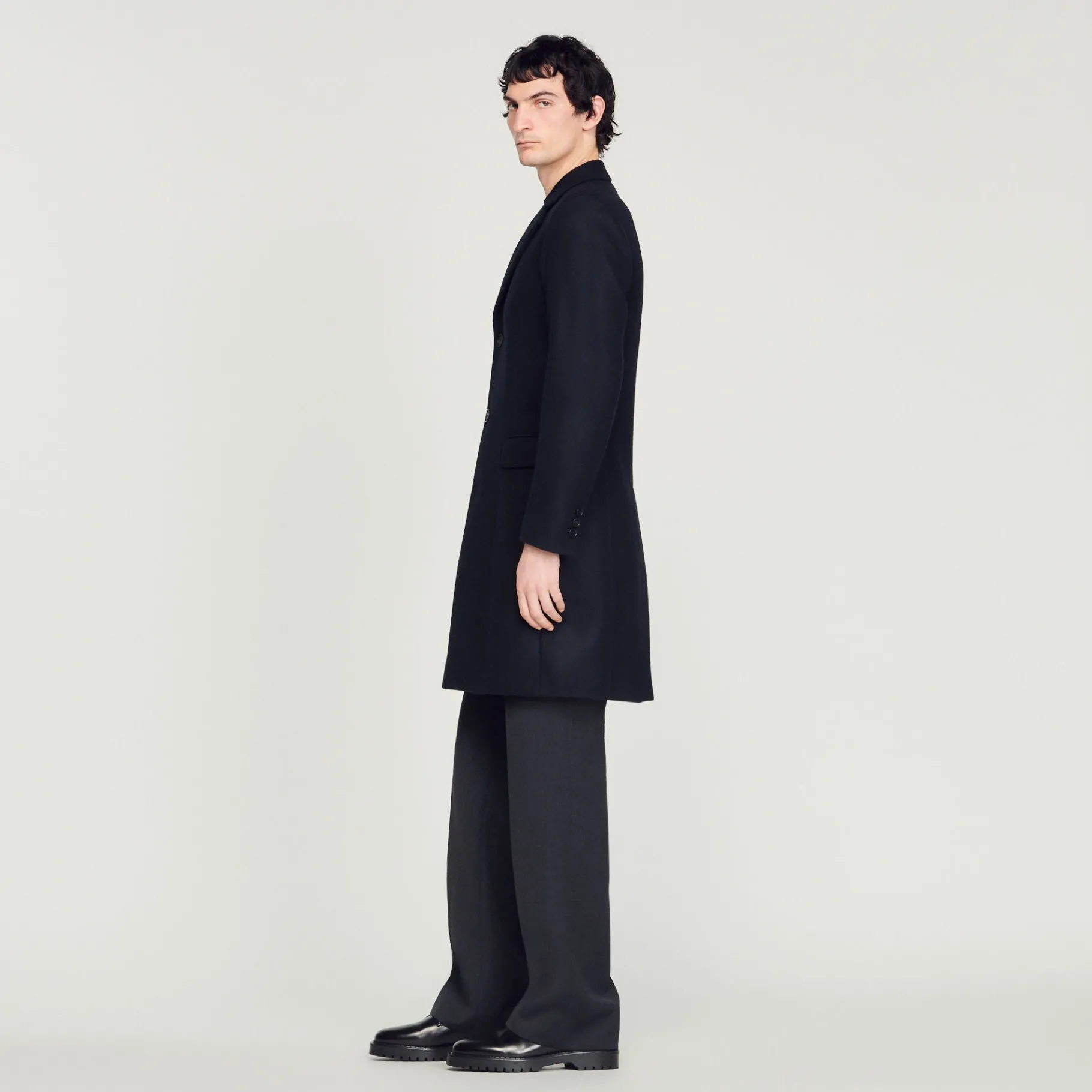 Sandro Paris Abrigos & Cazadoras<Abrigo De Lana Y Cachemira