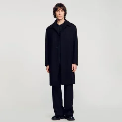 Sandro Paris Abrigos & Cazadoras<Abrigo De Pano De Lana