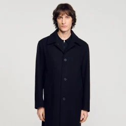 Sandro Paris Abrigos & Cazadoras<Abrigo De Pano De Lana