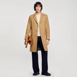 Sandro Paris Abrigos & Cazadoras<Abrigo De Pano De Lana