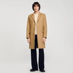 Sandro Paris Abrigos & Cazadoras<Abrigo De Pano De Lana