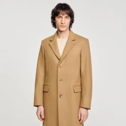 Sandro Paris Abrigos & Cazadoras<Abrigo De Pano De Lana