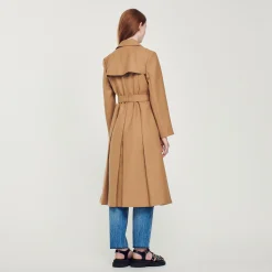 Sandro Paris Abrigos<Abrigo Largo Estilo Gabardina