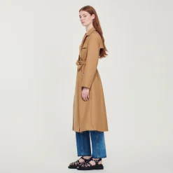 Sandro Paris Abrigos<Abrigo Largo Estilo Gabardina