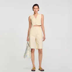 Sandro Paris Trajes<Bermudas Rectas