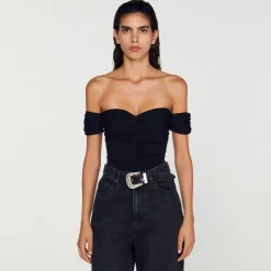 Sandro Paris Tops & Camisas<Body Con Hombros Desnudos