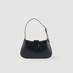 Sandro Paris Bolsos De Hombro<Bolso Baguette De Piel Certificada
