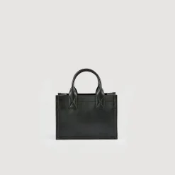 Sandro Paris Bolsos Tote<Bolso Cabas Pequeno De Piel Certificada