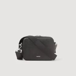 Sandro Paris Minibolsos<Bolso Pequeno De Cuero Saffiano