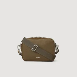 Sandro Paris Minibolsos<Bolso Pequeno De Cuero Saffiano