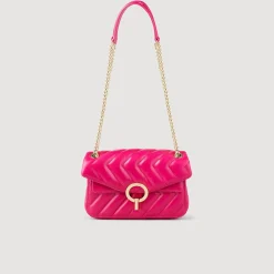Sandro Paris Bolsos De Hombro<Bolso Pequeno Yza De Cuero Liso