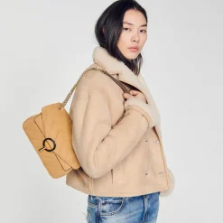 Sandro Paris Bolsos De Hombro<Bolso Yza De Ante