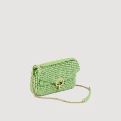 Sandro Paris Bolsos De Hombro<Bolso Yza De Rafia