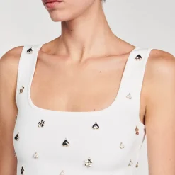 Sandro Paris Conjuntos<Bralette De Punto Con Colgantes