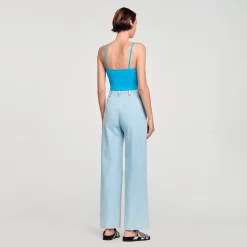 Sandro Paris Jerseys & Cárdigans<Bustier Con Conchas De Strass