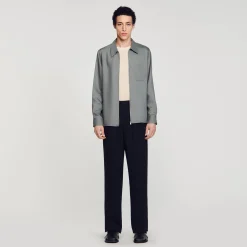 Sandro Paris Camisas<Camisa Con Cremallera