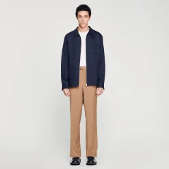 Sandro Paris Camisas<Camisa Con Cremallera