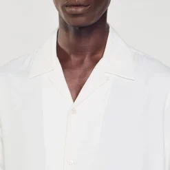 Sandro Paris Camisas<Camisa Con Cuello Italiano