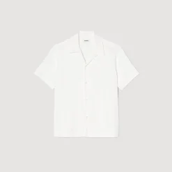 Sandro Paris Camisas<Camisa Con Cuello Italiano