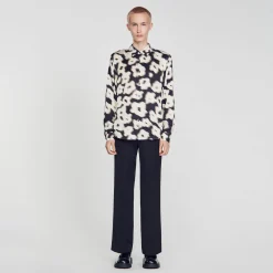 Sandro Paris Camisas<Camisa Con Estampado De Flores