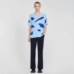 Sandro Paris Camisas<Camisa Con Estampado De Moluscos