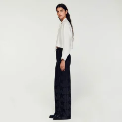 Sandro Paris Tops & Camisas<Camisa Corta De Seda