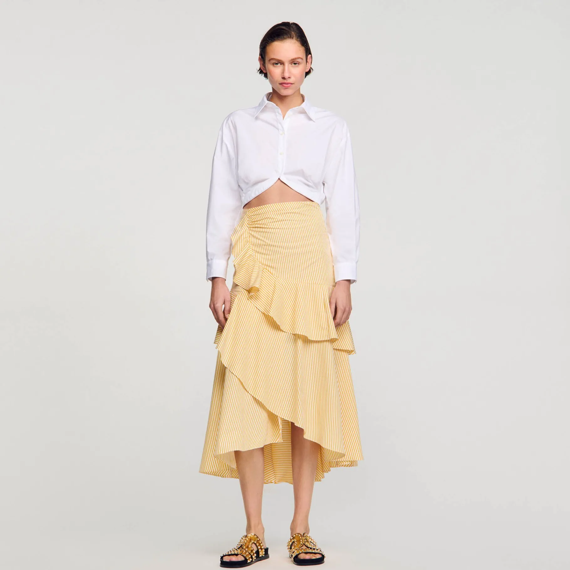 Sandro Paris Tops & Camisas<Camisa Corta Retorcida