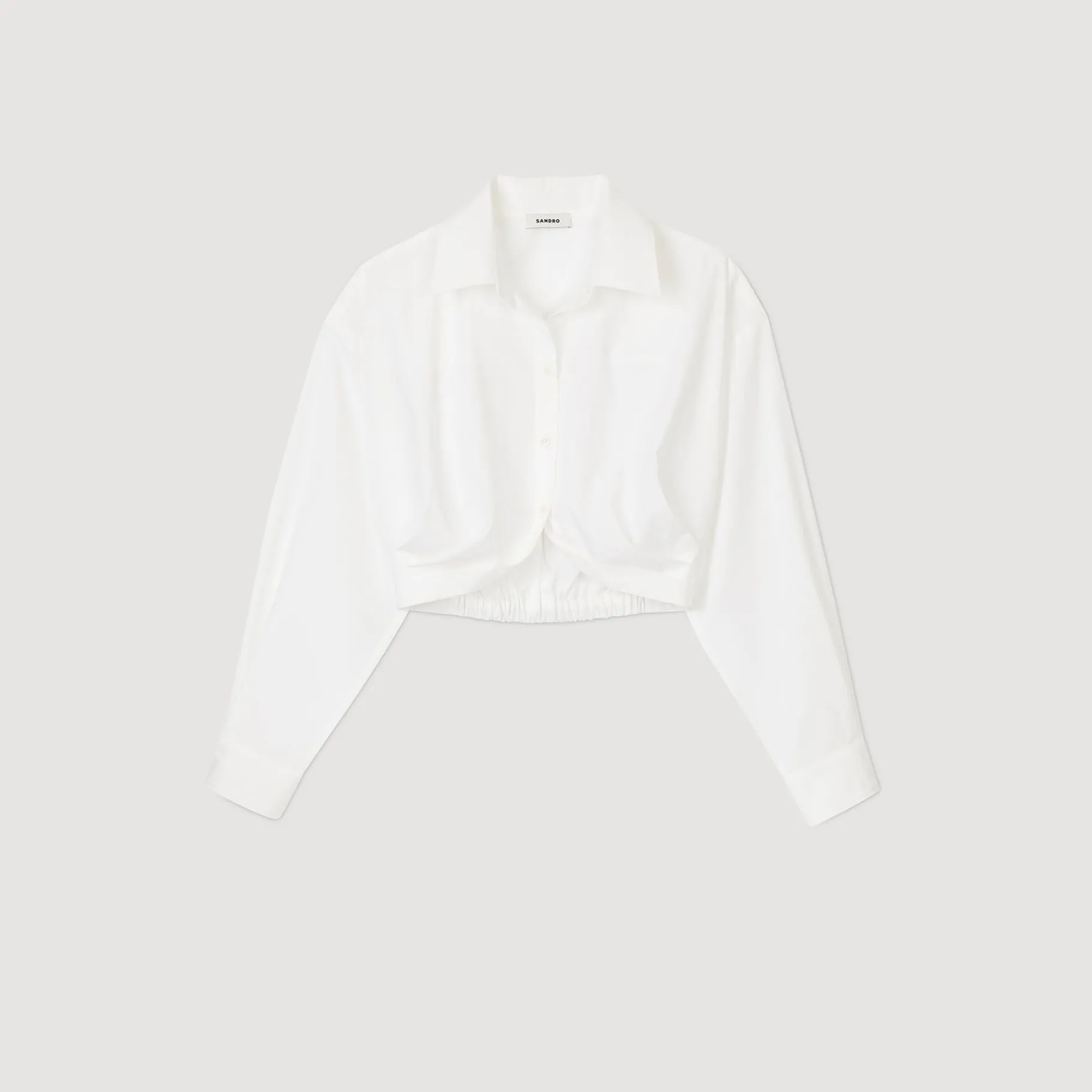 Sandro Paris Tops & Camisas<Camisa Corta Retorcida