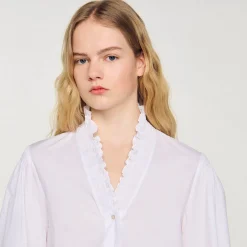 Sandro Paris Tops & Camisas<Camisa De Algodon Organico