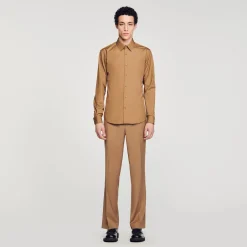 Sandro Paris Camisas<Camisa De Manga Larga