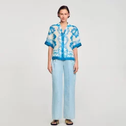 Sandro Paris Tops & Camisas<Camisa Estampada