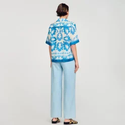 Sandro Paris Tops & Camisas<Camisa Estampada