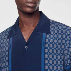 Sandro Paris Camisas<Camisa Estampada De Manga Corta