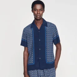 Sandro Paris Camisas<Camisa Estampada De Manga Corta