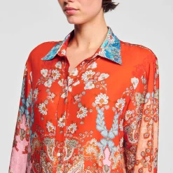 Sandro Paris Tops & Camisas<Camisa Estampada