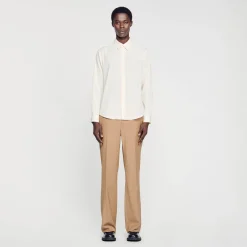 Sandro Paris Camisas<Camisa Fluida Plisada