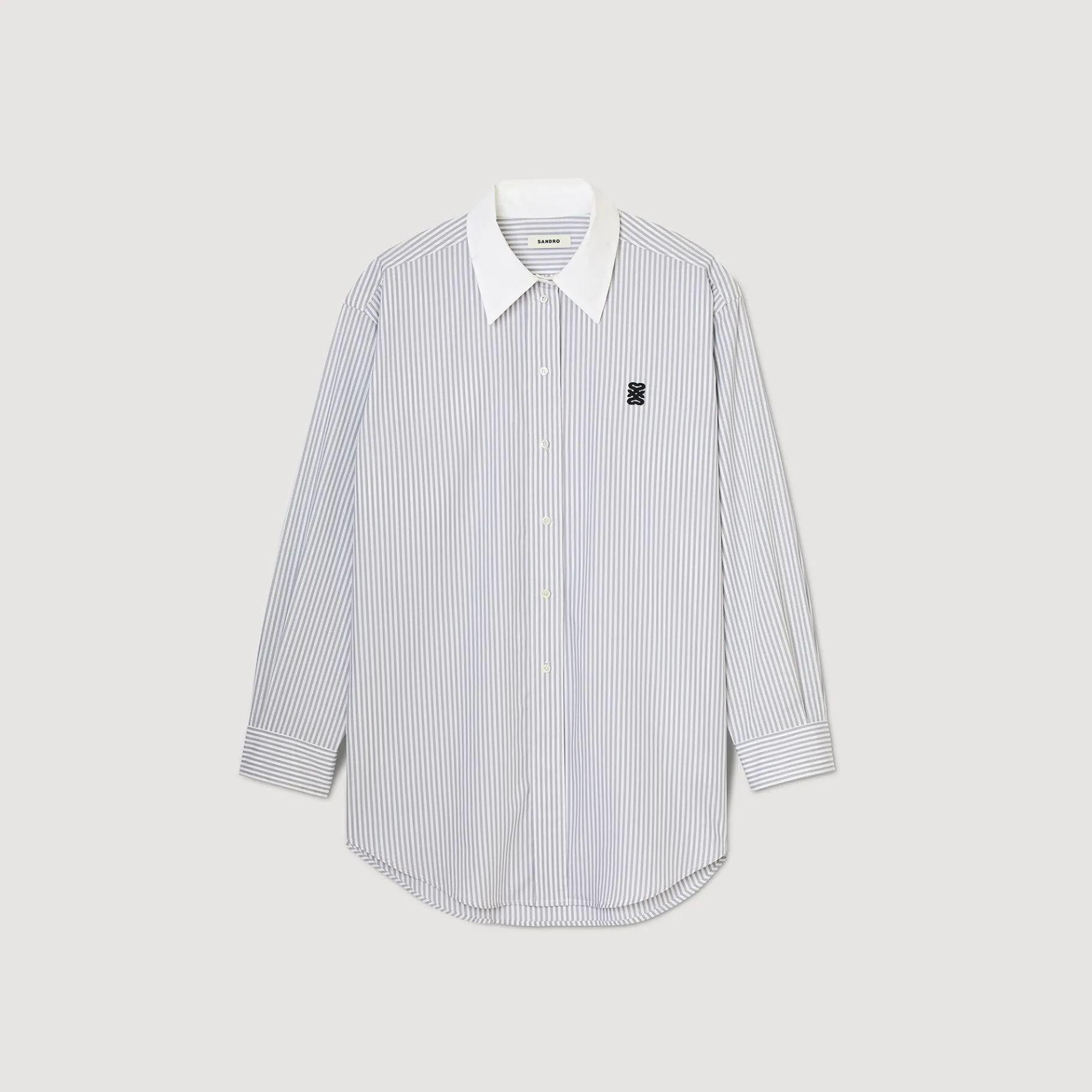 Sandro Paris Tops & Camisas<Camisa Oversize De Rayas