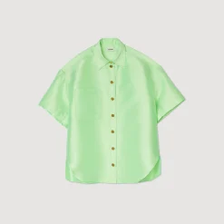 Sandro Paris Conjuntos<Camisa Oversize Satinada