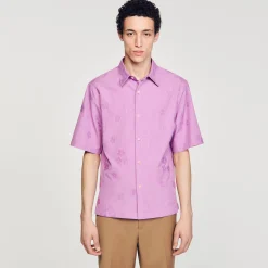 Sandro Paris Camisas<Camisa Sobredimensionada De Jacquard