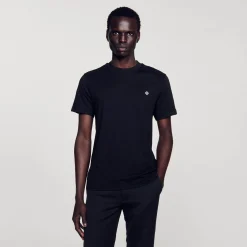 Sandro Paris Camisetas & Polos<Camiseta Con Parche Square Cross