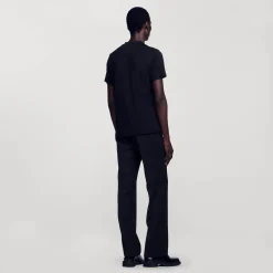 Sandro Paris Camisetas & Polos<Camiseta Con Parche Square Cross