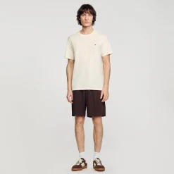 Sandro Paris Camisetas & Polos<Camiseta Con Parche Square Cross