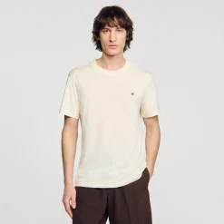 Sandro Paris Camisetas & Polos<Camiseta Con Parche Square Cross