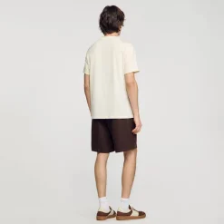 Sandro Paris Camisetas & Polos<Camiseta Con Parche Square Cross