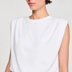 Sandro Paris Camisetas<Camiseta Corta De Algodon