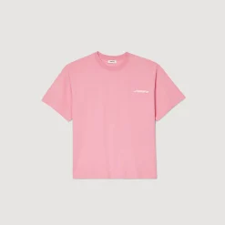 Sandro Paris Camisetas & Polos<Camiseta De Algodon