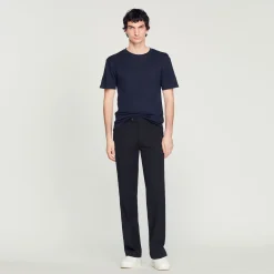 Sandro Paris Camisetas & Polos<Camiseta De Lino Certificado