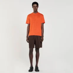 Sandro Paris Camisetas & Polos<Camiseta De Lino Certificado